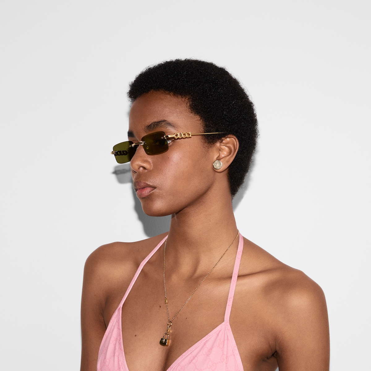 Rectangular frame sunglasses - Image 3